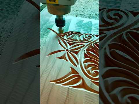 Crafting Timeless Wood Pieces with CNC Part 1 #short