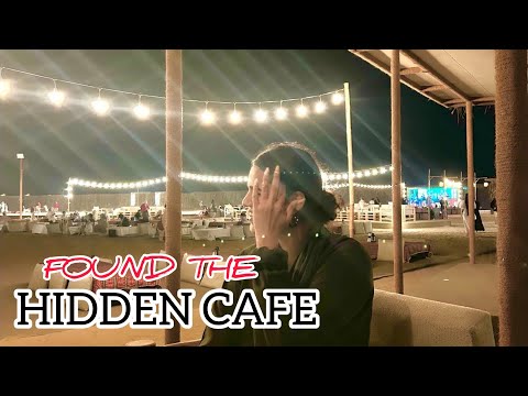 WE FOUND A HIDDEN CAFE IN THE MIDDLE IF THE DESERT | Dubai 🐪🏜️ | fireshow