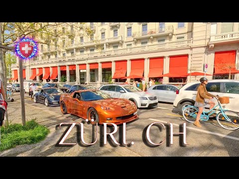 Switzerland Zurich ✨ Stroll from Bahnhof, Zurich Lake to Bahnhofstrasse & Zürich`s  Venice 4K