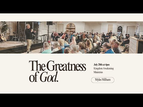 The Greatness Of God - Myles Milham