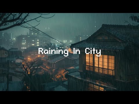 Raining in 1980s City🌧️ Lofi Hip Hop Radio [ Beats to Chill / Study / Relax ]