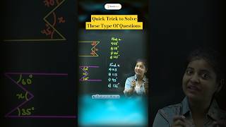 Quick Trick To Solve Angle Questions! #class9maths #cbseclass9 #mathstricks #class9 #rankplus