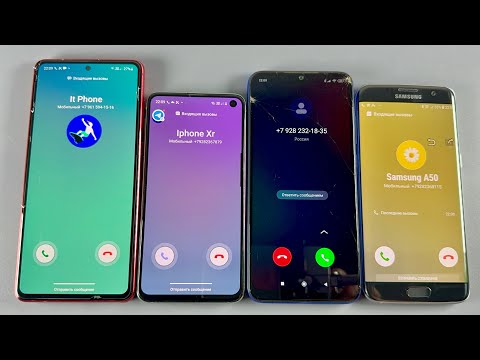 Incoming Call Samsung Galaxy Note 10 + Redmi Note 10 + Samsung Galaxy S10e + Samsung S7 Edge