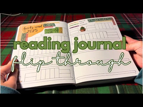 reading journal flip through