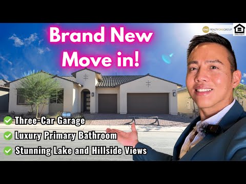 Lake Las Vegas BrandNew Luxury Single Story Home for Sale