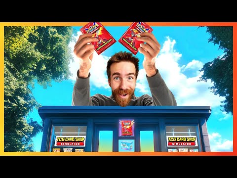 Opening Packs ON THE ROOF! - TCG Card Shop Simulator