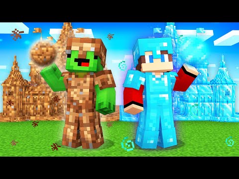 Mikey POOR King vs JJ RICH King Survival Battle in Minecraft (Maizen)