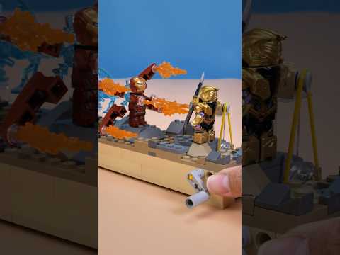 Recreating Thor & Ironman’s Combo Attack with LEGO Bricks! #lego #legomoc #marvel #avengers