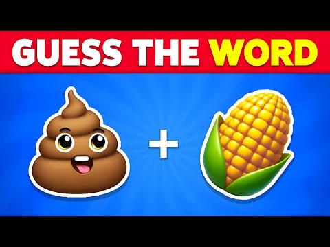 Guess the WORD by Emojis? 🤔 Emoji Quiz