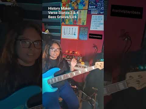 @rachelplaysbass : History Maker | Delirious | Bass Tutorial | Verse