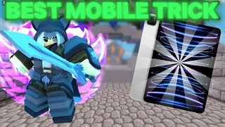 This Trick WILL MAKE YOU THE *BEST MOBILE PLAYER* EVER.. | Roblox BedWars