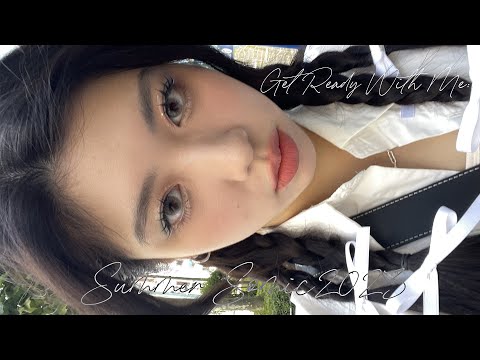 GRWM: 去看Summer Sonic🍧畫一個粉藍音樂祭妝容！｜CindyH