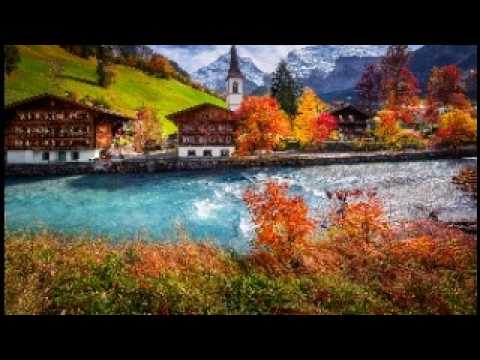 🍂 Interlaken Switzerland 🇨🇭 Autumn Paragliding and Street Market