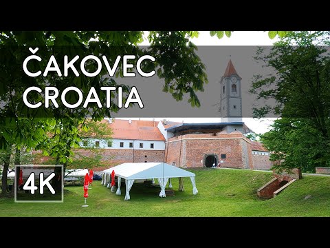 Walking Tour: Čakovec, Croatia - 4K UHD Virtual Travel