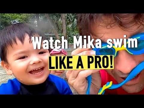 🐟 Mika learn to Swim! Episode 6 😊Teach swimming to your children with SwimtoFly ☀️