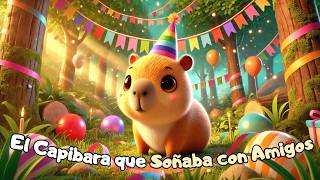 🐹🌈 El Capibara que Soñaba con Amigos | Cuentos para niños