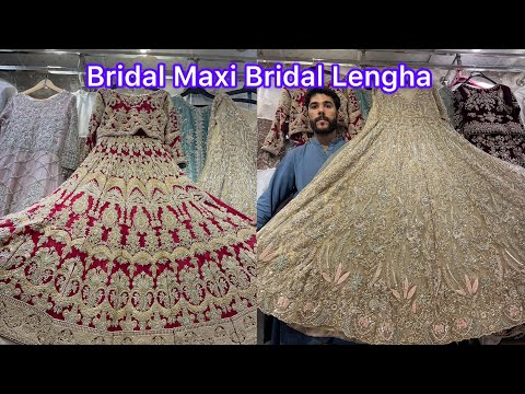 Bridal Maxi Bridal Lengha | Bridal Dress Shop In Rawalpindi | Bridal Walima Barat Collection