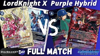 LordKnightmon X VS Purple Hybrid | Digimon Card Game | Special Booster Ver.2.0