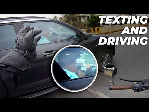 Texting and Driving | Bad Drivers of Mumbai | Daily Observations India #68 2022