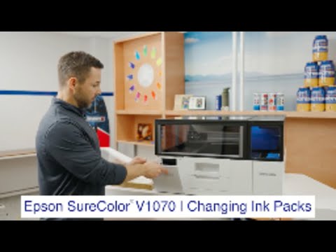 SureColor V1070 | How to Change Ink Packs