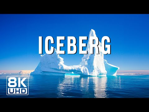 Iceberg 8K - Majestic Icebergs – Nature's Frozen Sculptures