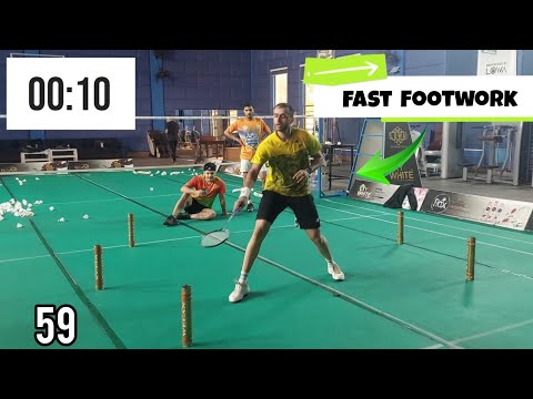 Fast Footwork - Badminton training for Speed and Quickness