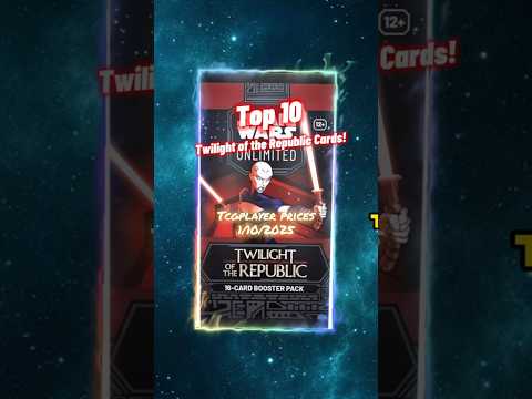 Top 10 EXPENSIVE Twilight of the Republic Cards! #shorts #top10 #starwarsunlimited