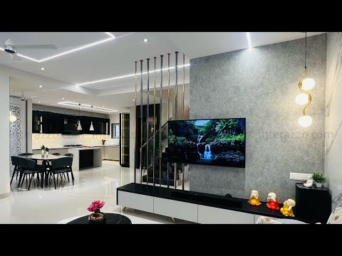 4BHK Elegant Villa Project at GK Alam Villas, Hyderabad |  Blum Acrylic Kitchen | Hinged Wardrobes