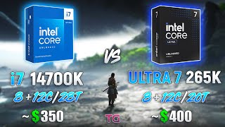 Core Ultra 7 265K vs Core i7 14700K - Test in 10 Games