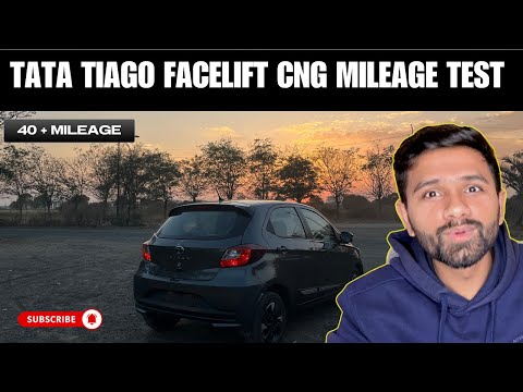 New Tata Tiago Facelift Petrol 2025 | Tiago Petrol / I -CNG Mileage Test