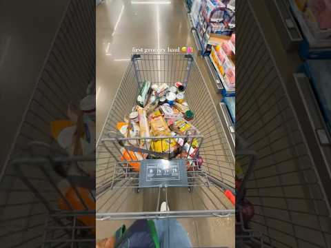 come grocery shopping with me for my 1st apartment 🥹🛍️🛒