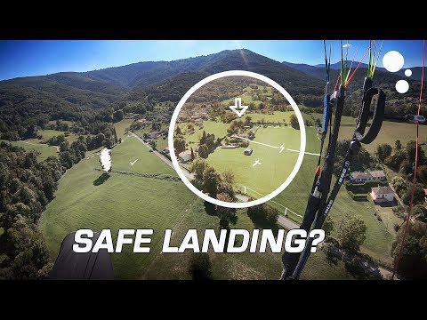 Landing Safely on a Paraglider (no windsock!)