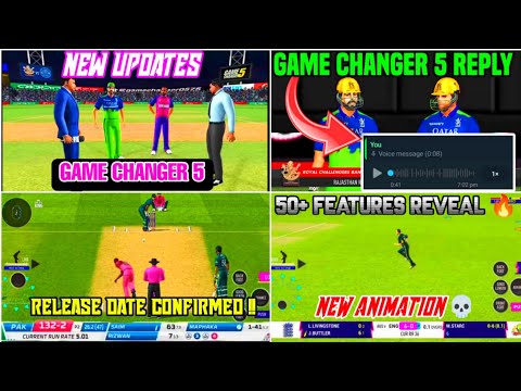 GAME CHANGER 5 V4 NEW UPDATES 🤯 || New Mega Features🔥|| Game Changer 5 V4 Release Date 🤩