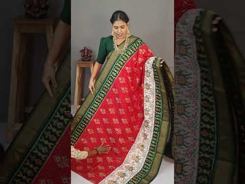 Pochampally ikkat silk sarees ||#weddingstylist#ikkatsaree#patolasarees #rajkotpatola