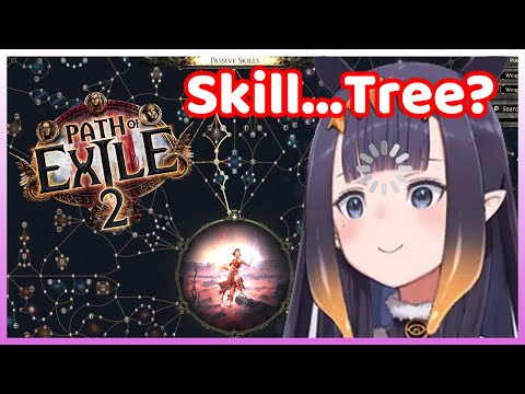 Ina First Time Discover Path of Exile 2 Skill Tree is Priceless! (Hololive)