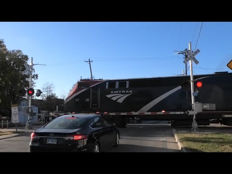 Amtrak 69 South in Lincoln, IL 10/27/24