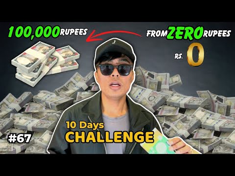 Earning 1,00,000 rupees from ZERO rupees!! (10-day Challenge Announcement)