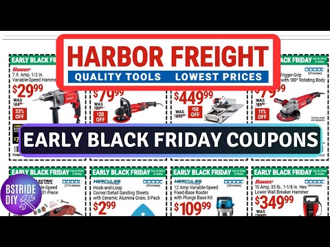 Harbor Freight Early Black Friday Coupons