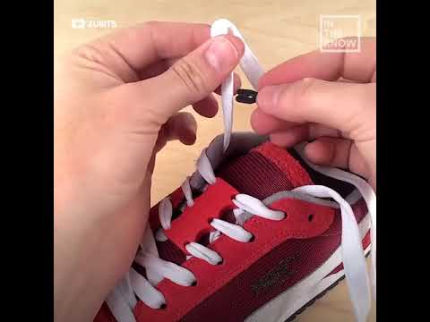 Magnetic shoe laces make tying your shoes a thing of the past