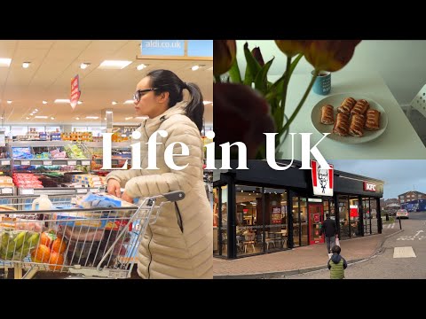 daily life in UK | Productive Day in my life at home | Grocery shopping | Silent vlog