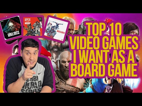 Top 10 Video Games that Should Be Board Games | Video Game Board Games