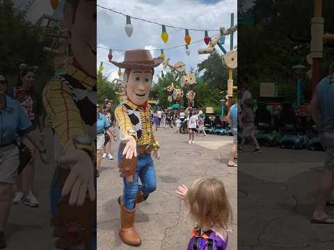 Woody and Jessie #toystory #hollywoodstudios #disneycharacters #disneykids