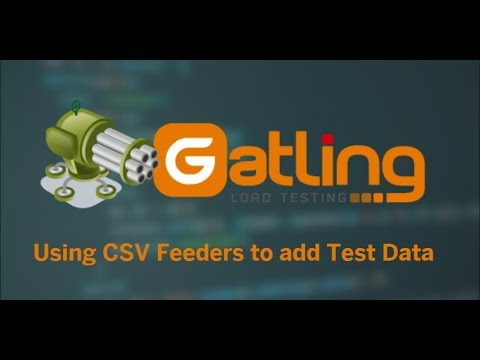 Gatling - using CSV Feeders to add Test Data