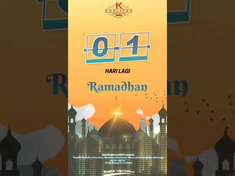 KCSB | RAMADHAN 1 HARI LAGI #shortsvideo #ramadhan #islamic #fastingmonth #countdown #ramadan