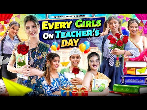 Girls on Teachers day || School Teachers Day || Rinki Chaudhary