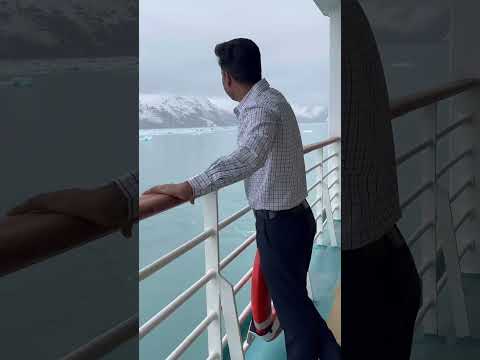 Seafarer in Hubbard glacier Alaska 😍 #hubbardglacier #sealife #seafarer