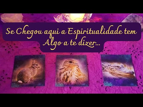 💫Se Chegou Aqui a Espiritualidade tem algo para te Dizer sobre sua Vida !!✨️