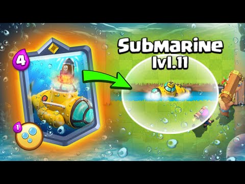 I added a Submarine card to Clash Royale