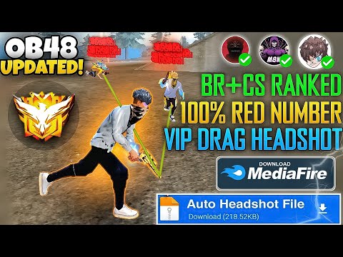 OB48 update no drag auto headshot config file free fire aimbot+aimlock | free fire Max headshot hack