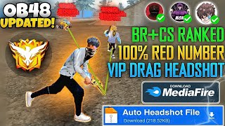 OB48 update no drag auto headshot config file free fire aimbot+aimlock | free fire Max headshot hack